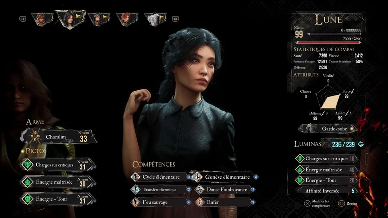Build Lune Clair Obscur : les meilleures armes, compétences, pictos et Luminas à jouer pour la mage élémentaire