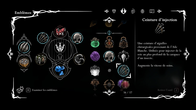 Outils Silksong : la liste des meilleurs tools par couleur avec les outils rouges, les outils bleus et les outils jaunes