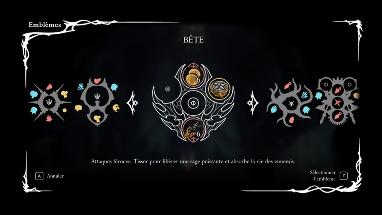 Emblèmes Silksong : la liste de tous les crest pour Hornet, où les trouver, leurs capacités et comment les jouer ! Notre guide