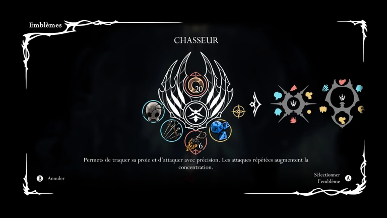 Emblèmes Silksong : la liste de tous les crest pour Hornet, où les trouver, leurs capacités et comment les jouer ! Notre guide