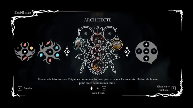 Emblèmes Silksong : la liste de tous les crest pour Hornet, où les trouver, leurs capacités et comment les jouer ! Notre guide