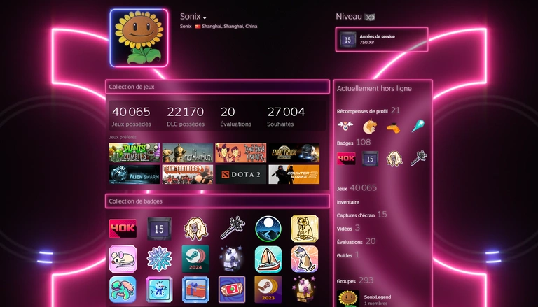 40 000 jeux sur Steam pour une valeur de 640 00 dollars... Il est le boss ultime de cette plateforme 40 000 jeux sur Steam pour une valeur de 640 00 dollars... Il est le boss ultime de cette plateforme