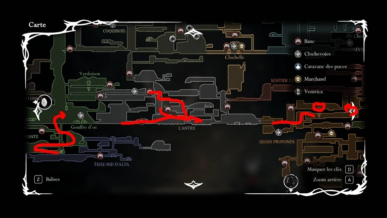 Walkthrough Silksong : dans quel ordre faire les zones du jeu ? Walkthrough Silksong : dans quel ordre faire les zones du jeu ?