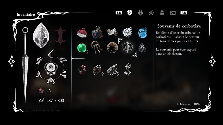 Message de Corbotère Silksong : Craw Summons... Comment avoir l'objet et où l'utiliser pour un boss inédit ? 