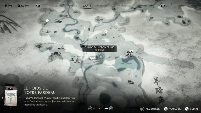 Sumi-e Ghost of Yotei : où tous les trouver ? Sumi-e Ghost of Yotei : où tous les trouver ?