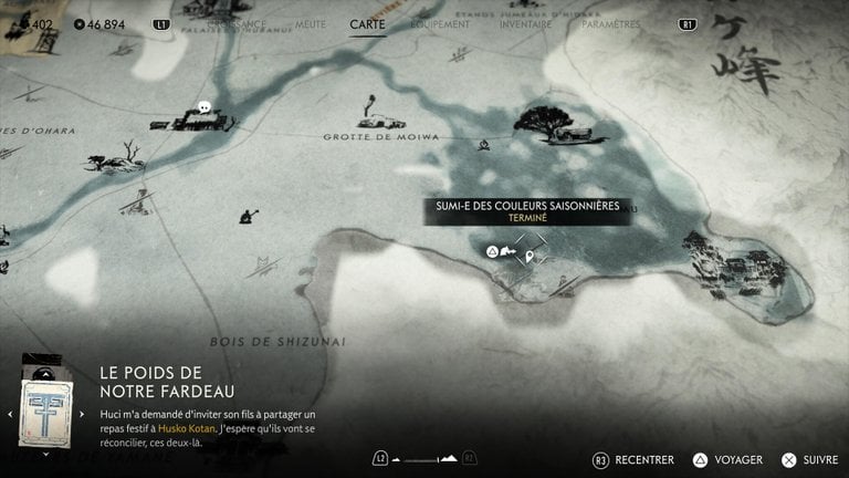 Sumi-e Ghost of Yotei : où tous les trouver ? Sumi-e Ghost of Yotei : où tous les trouver ?