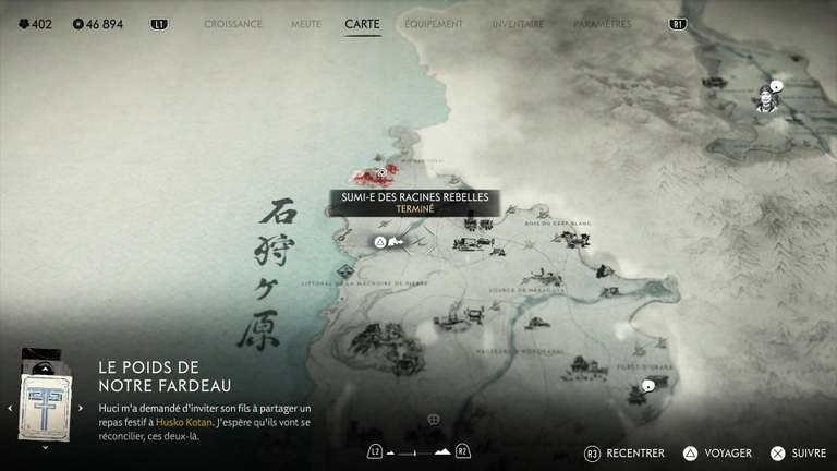 Sumi-e Ghost of Yotei : où tous les trouver ? Sumi-e Ghost of Yotei : où tous les trouver ?