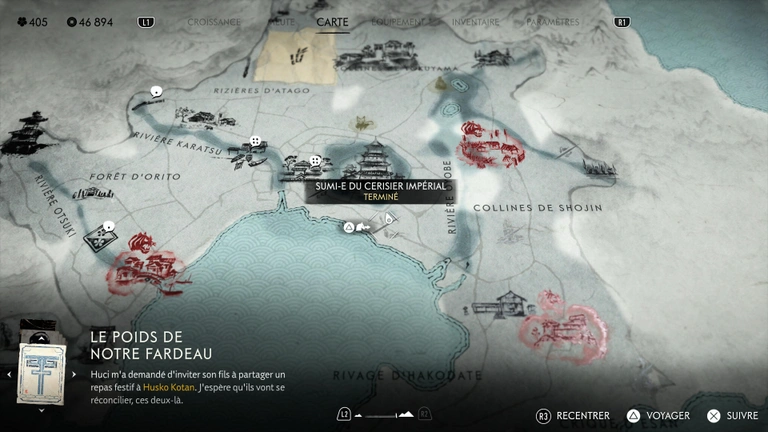 Sumi-e Ghost of Yotei : où tous les trouver ? Sumi-e Ghost of Yotei : où tous les trouver ?