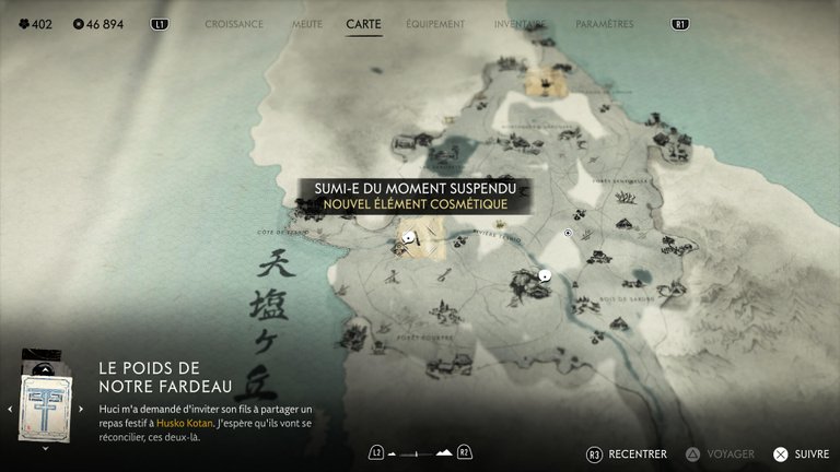 Sumi-e Ghost of Yotei : où tous les trouver ? Sumi-e Ghost of Yotei : où tous les trouver ?