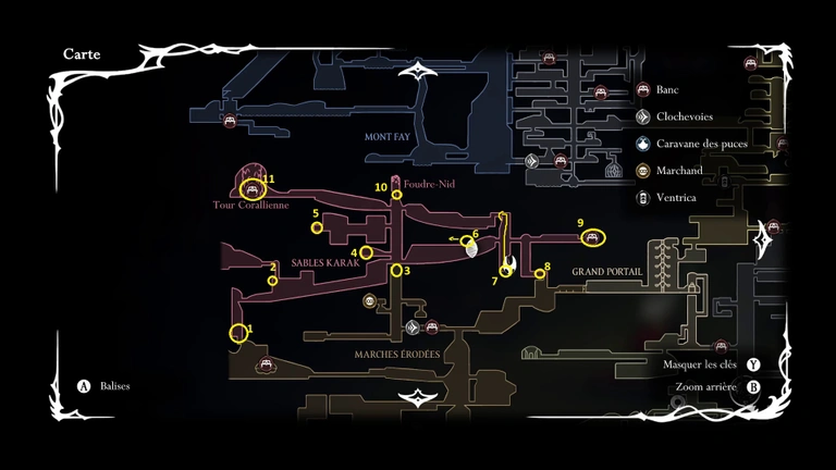 Sables Karak Silksong : comment y accéder et quoi y trouver ? Notre guide de la zone