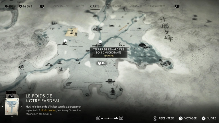 Terriers de renards Ghost of Yotei : où tous les trouver ? Terriers de renards Ghost of Yotei : où tous les trouver ?