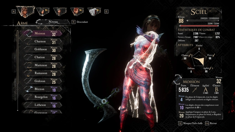 Build Sciel Expedition 33 : les meilleures armes, compétences, pictos et Luminas pour la jouer Build Sciel Expedition 33 : les meilleures armes, compétences, pictos et Luminas pour la jouer