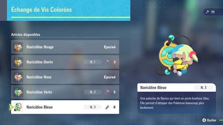 Vis colorées Pokemon ZA : à quoi servent-elles et contre quoi les échanger ?  Vis colorées Pokemon ZA : à quoi servent-elles et contre quoi les échanger ?