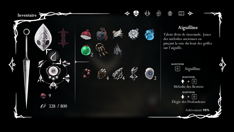 Élégie des Profondeurs Silksong : Elegy of the Deep... où récupérer la mélodie et où faut-il la jouer ? Élégie des Profondeurs Silksong : Elegy of the Deep... où récupérer la mélodie et où faut-il la jouer ?