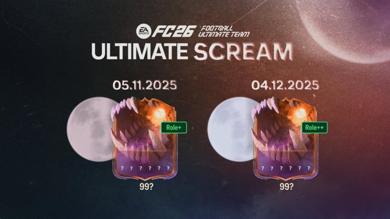 Ultimate Screams EA FC 26 : Pleine lune, boost de stats... Comment fonctionnent les cartes de l'événement d'Halloween ?  Ultimate Screams EA FC 26 : Pleine lune, boost de stats... Comment fonctionnent les cartes de l'événement d'Halloween ?