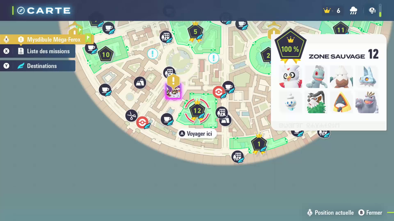 Un Chevroum XL Pokemon ZA : où trouver le Pokémon pour compléter la mission secondaire n°63 ?