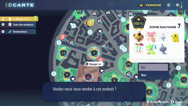 Nanméouïe Pokémon ZA : où capturer le Pokémon et comment le faire méga-évoluer ? Notre guide sur où trouver la gemme et comment le jouer