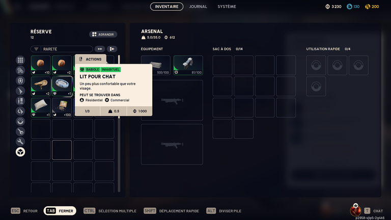 Lit pour chat ARC Raiders : où trouver cette ressource pour Coquillard, votre coq ? Lit pour chat ARC Raiders : où trouver cette ressource pour Coquillard, votre coq ?