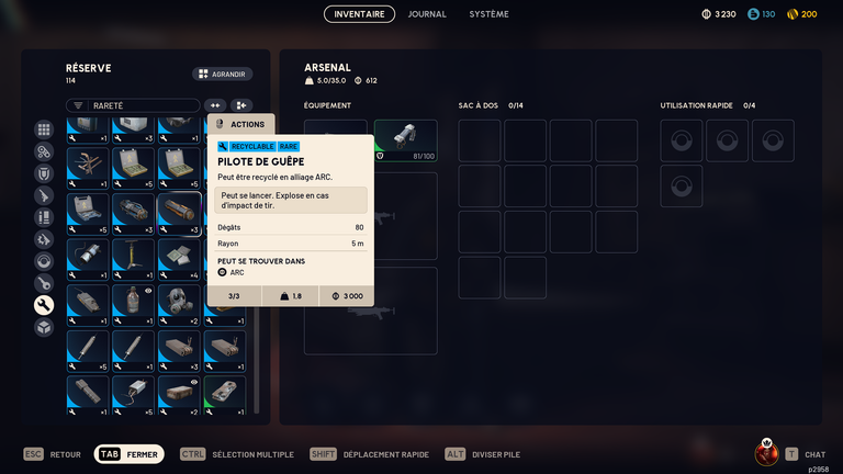 Pilote de guêpe ARC Raiders : où trouver cette ressource ARC ?