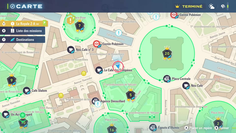 Baie Chocco Pokemon ZA : où la trouver pour réussir la mission 112 "Le Parfum de Fluvetin" ?