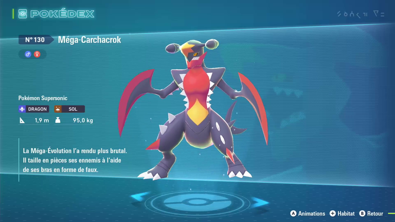 Évolution Carmache Pokemon ZA : Griknot, Carchacrok... Notre guide sur la capture, la méga et les évolution de ces Pokémon Dragon