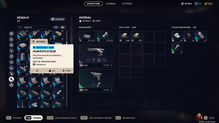 Humidificateur ARC Raiders : où trouver cette ressource pour le projet ?