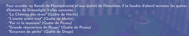 Comment accéder au DLC Ranch de Florespérance (Wishblossom Ranch) dans Disney Dreamlight Valley ?