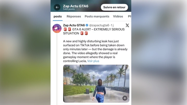 GTA 6 : Attention, ces images circulent sur le net, mais il y a une chose à savoir !