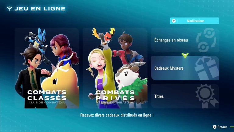 Mewtwo Pokémon Z-A : comment débloquer la mission Projet M, utiliser la fonction Cadeau Mystère et le capturer facilement avec la Master Ball