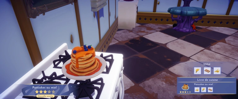 Pancakes au miel Disney Dreamlight Valley : comment préparer cette recette 3 étoiles pour Tigrou ?