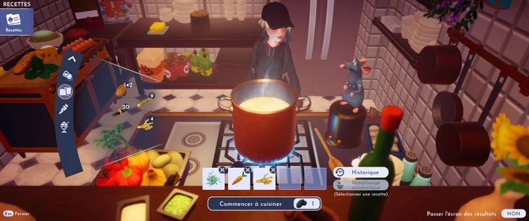 Carottes glacées au miel DLC Dreamlight Valley : comment préparer cette recette de plat principal 3 étoiles ?