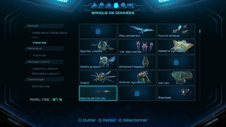 Scans ratables Metroid Prime 4 : missable scans... quels objets et personnages doivent être analysés pour le 100% et la fin finale ?