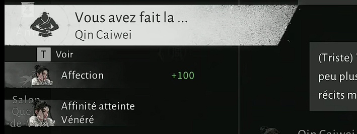 Qin Caiwei Where Winds Meet : comment devenir Vieil ami avec ce personnage ? 