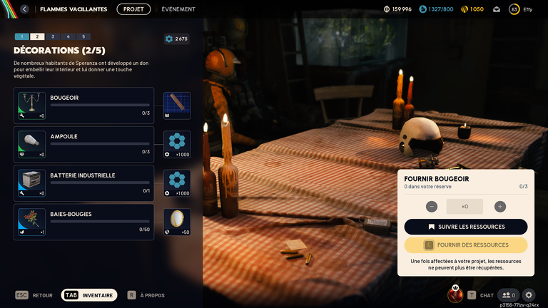 Projet Lueur des bougies ARC Raiders : Flammes vacillantes… Comment terminer ce nouveau projet rapidement ? 