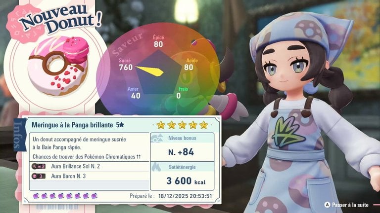 Shiny DLC Pokémon ZA : Donuts, Extra Baies… Voici la recette parfaite pour maximiser vos chances d’obtenir des Pokémon Chromatiques !
