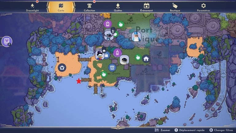 Poisson des dunes Disney Dreamlight Valley : où trouver ces poissons spéciaux ? 