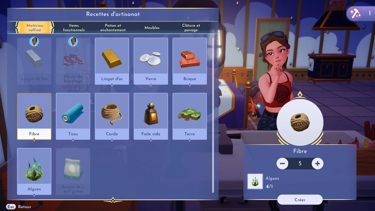 Fibre Disney Dreamlight Valley : comment en obtenir pour vos diverses quêtes ? 