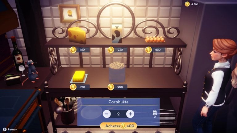 Cacahuètes fumées et baudroie Dreamlight Valley : comment préparer cette recette deux étoiles ? 