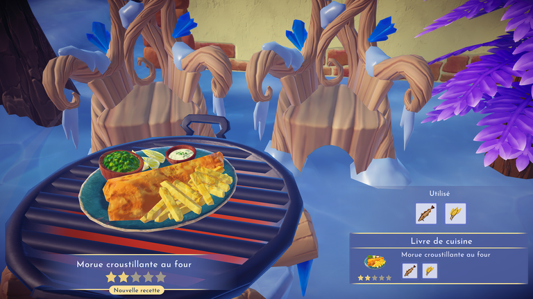 Morue croustillante au four Dreamlight Valley : comment préparer cette recette deux étoiles ?