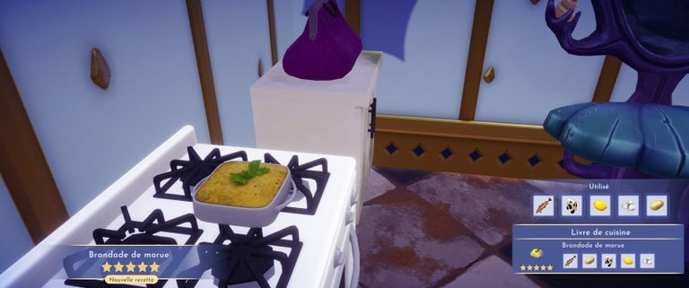 Brandade de morue Disney Dreamlight Valley : comment préparer cette recette cinq étoiles ?