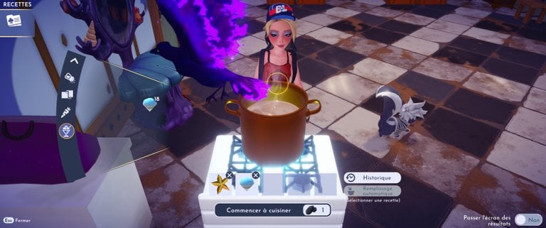 Soda au nectar pétillant Disney Dreamlight Valley : comment préparer cette recette de hors d'oeuvre 2 étoiles ?