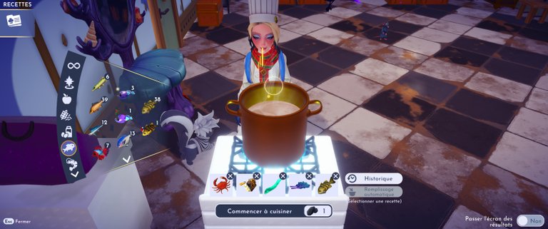 Gelée à l'Ananas poissonneux Disney Dreamlight Valley : comment préparer cette recette de Plat principal 5 étoiles ?