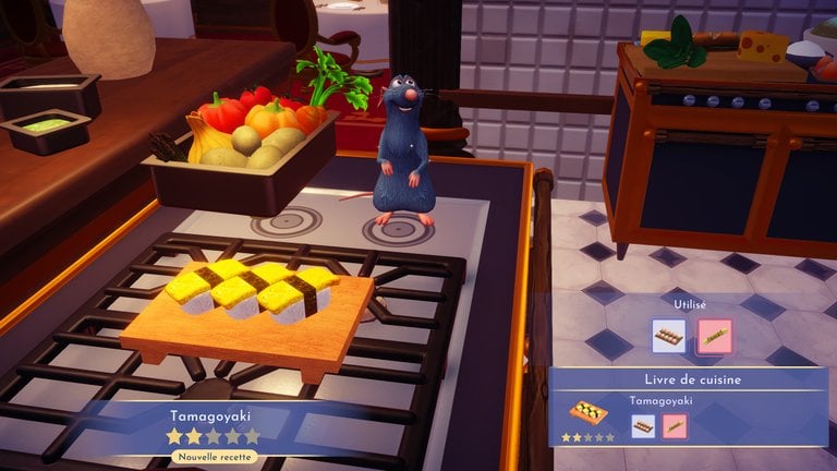 Tamagoyaki Disney Dreamlight Valley : comment préparer cette recette deux étoiles ?