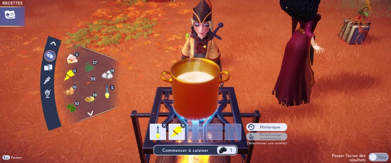 Ambroisie étincelante Dreamlight Valley : comment préparer cette recette 2 étoiles ?