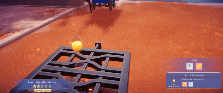 Ambroisie étincelante Dreamlight Valley : comment préparer cette recette 2 étoiles ?