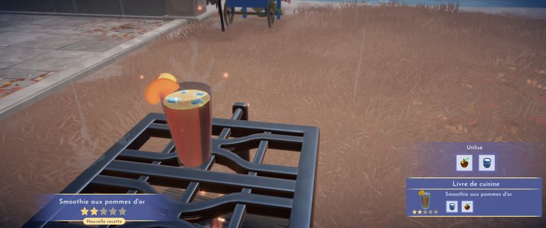 Smoothie aux pommes d'or Dreamlight Valley : comment préparer cette recette 2 étoiles ?