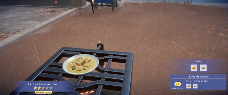 Feta et olives au four Disney Dreamlight Valley : comment préparer cette recette 2 étoiles ?