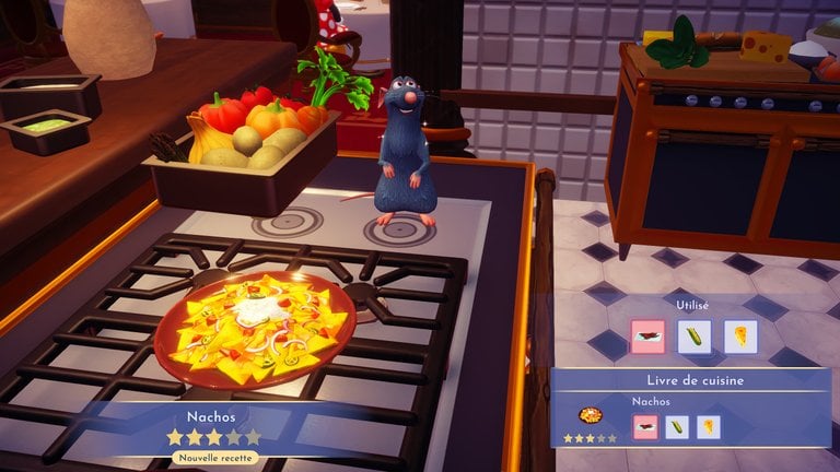 Nachos Disney Dreamlight Valley : comment préparer cette recette trois étoiles ?