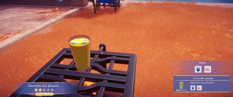 Smoothie aux physalis Dreamlight Valley : comment préparer cette recette 2 étoiles ?