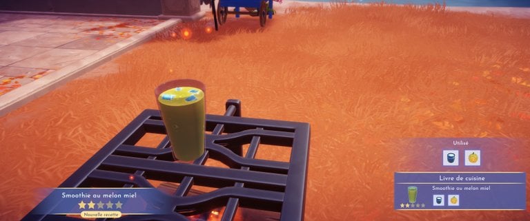 Smoothie au Melon miel Dreamlight Valley : comment préparer cette recette 2 étoiles ?